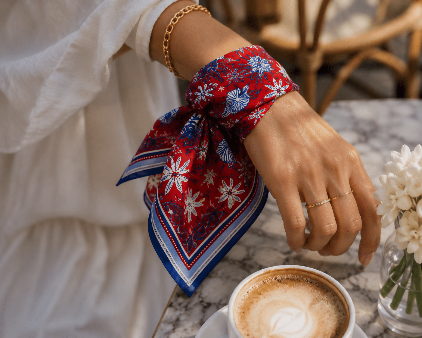 Women's Silky, Satin Twill Scarf Collection – Fashion Accessories in a Colorful 2-Piece Set - Wear Sierra