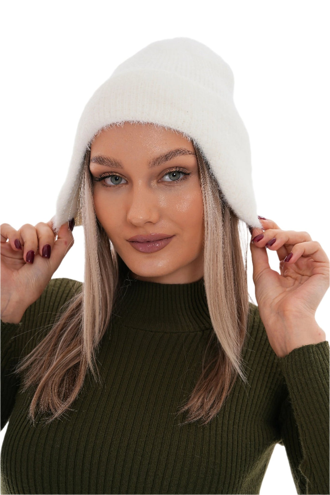 Women's Stylish Beanie with Ear Covers, Perfect Wintertime Accessories - Wear Sierra