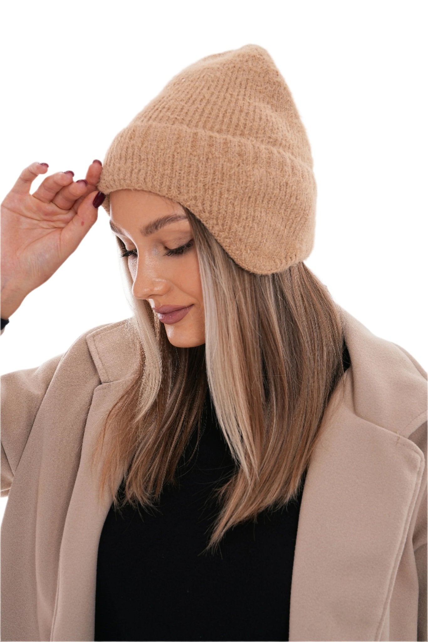Women's Stylish Beanie with Ear Covers, Perfect Wintertime Accessories - Wear Sierra