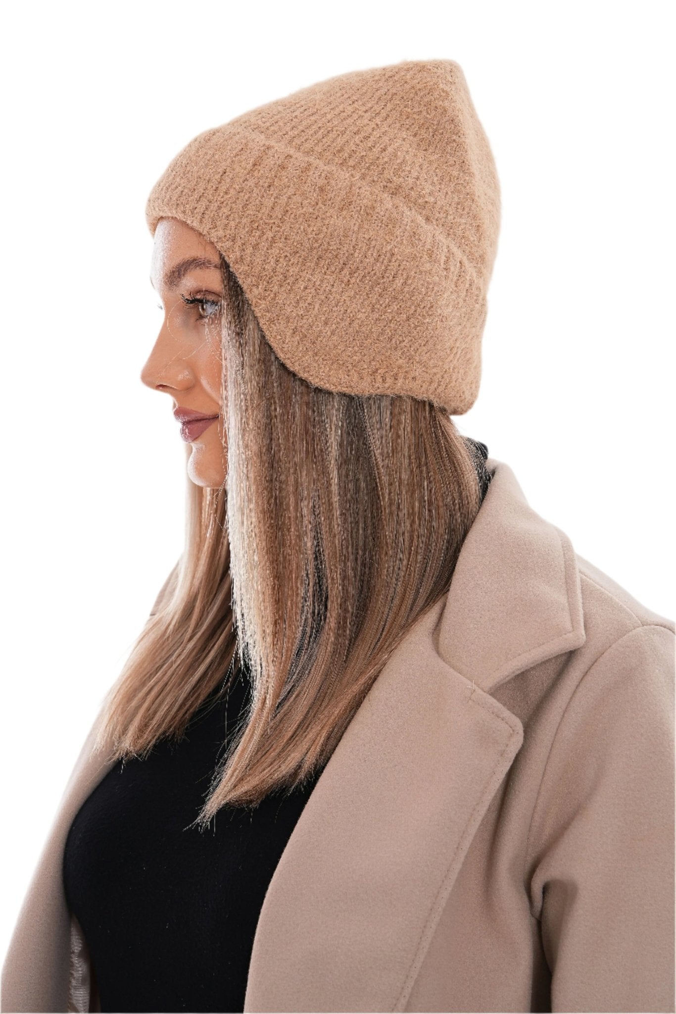 Women's Stylish Beanie with Ear Covers, Perfect Wintertime Accessories - Wear Sierra