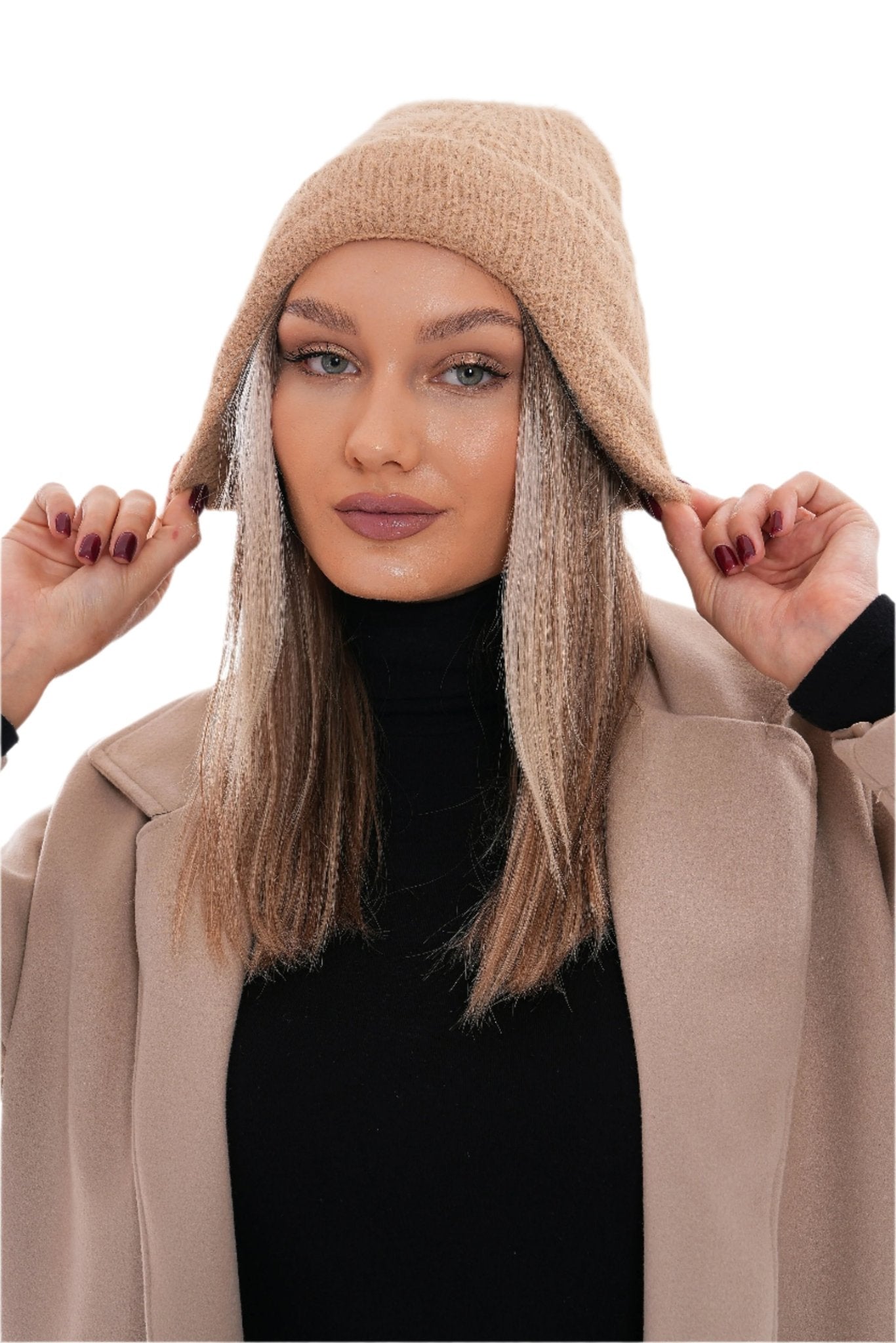 Women's Stylish Beanie with Ear Covers, Perfect Wintertime Accessories - Wear Sierra