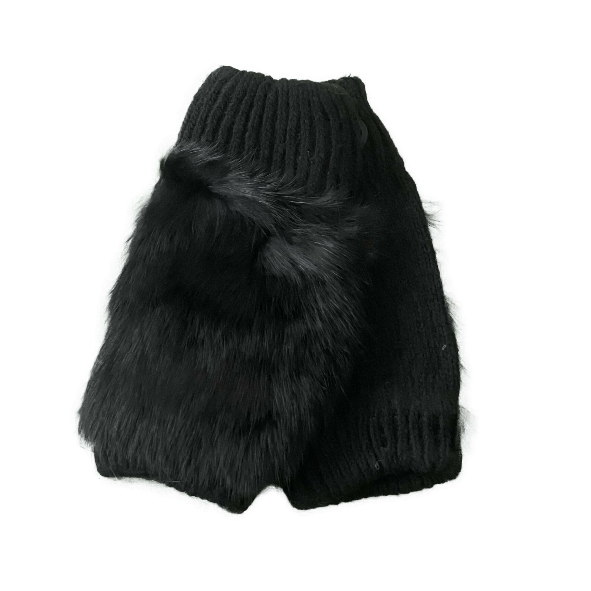 Women's Stylish Furry Fingerless Gloves for Driving, Half Gloves for Office, Computer Work, Gloves for Long Nails - Wear Sierra