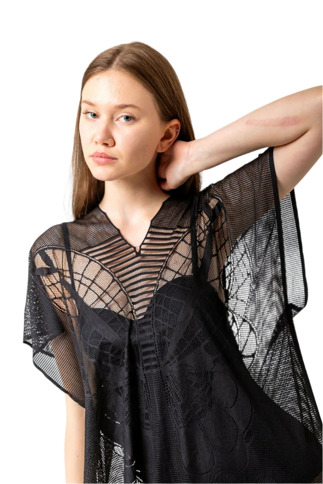 Women's Summer Wear, Beach Cover-Up in Pretty Butterfly Pattern, Beach Pool and Cruise Wear - Wear Sierra