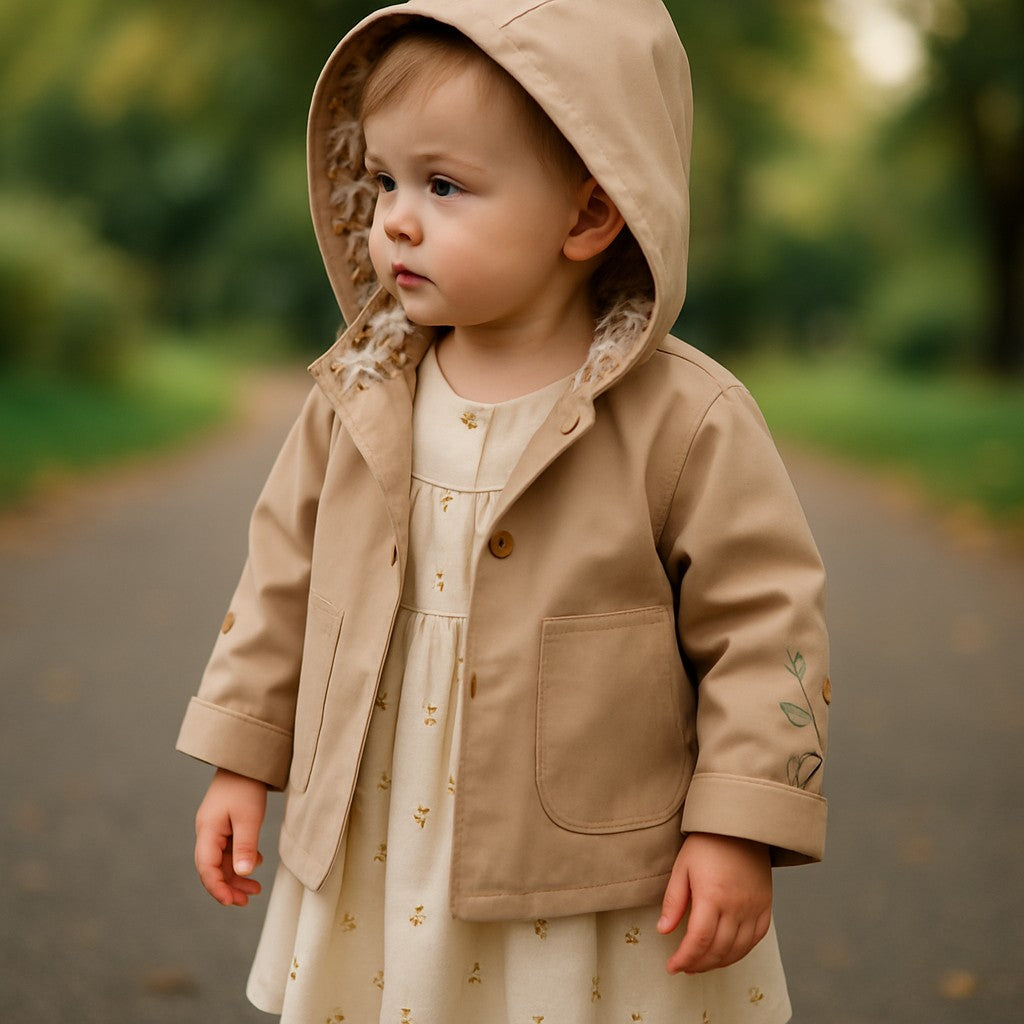 Adorable Little Girls' Dress - Perfect for Dressy Event, Summer and Fall 2-Piece Girls' Outfit