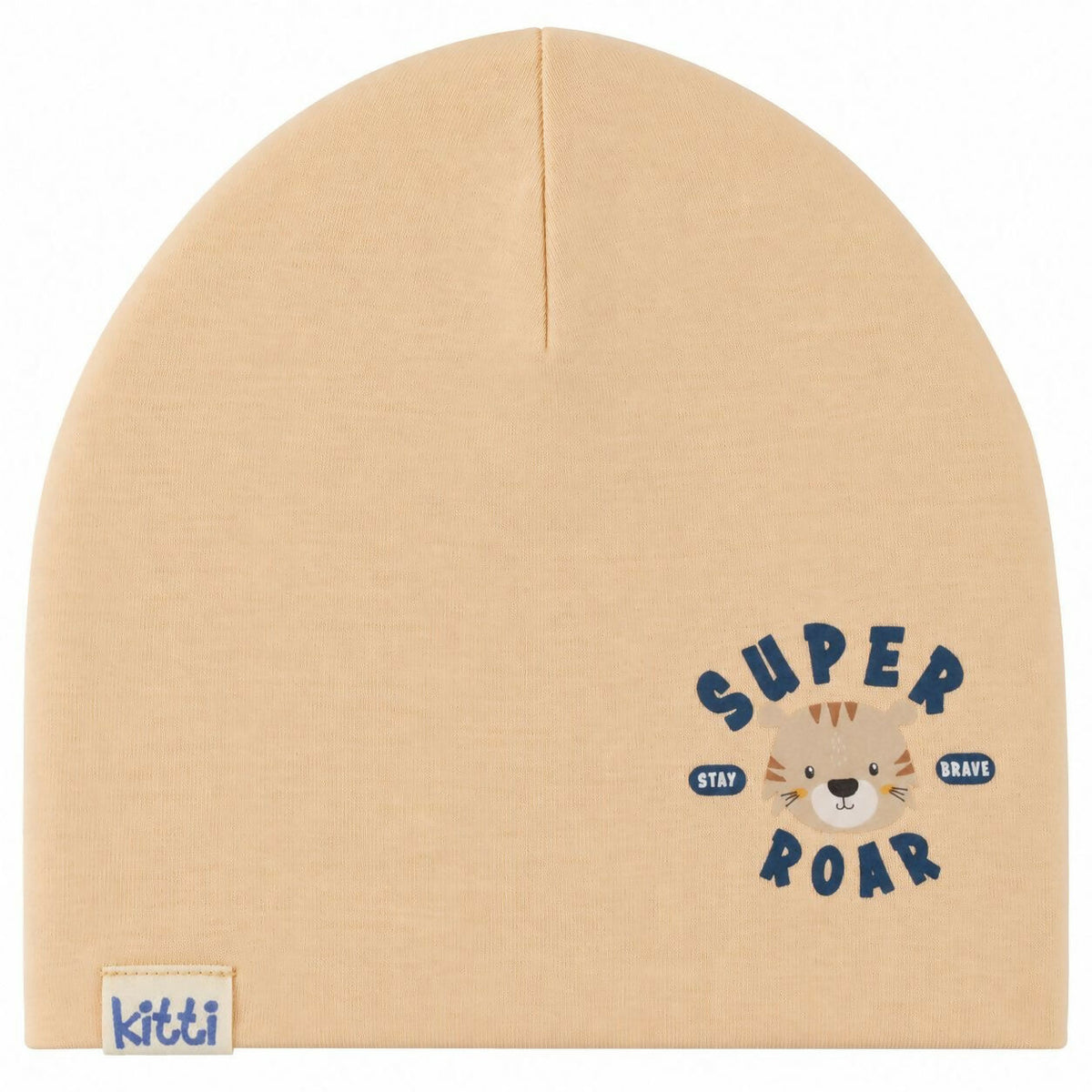 Infant Cotton Beanie For Spring and Winter- For Baby Boys( 0-18 months)