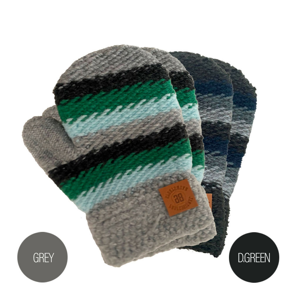 Sierra Socks 2-Pack Knit Mittens for Babies & Toddlers, Unisex Winter Gloves