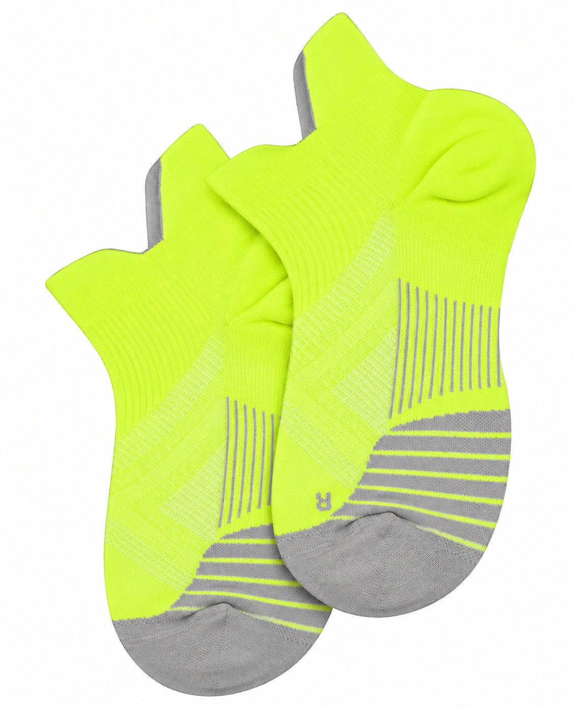 Unisex No-Show Ankle Compression Sports Socks 15–20 mmHg with Enhanced Arch Support & Heel Tab