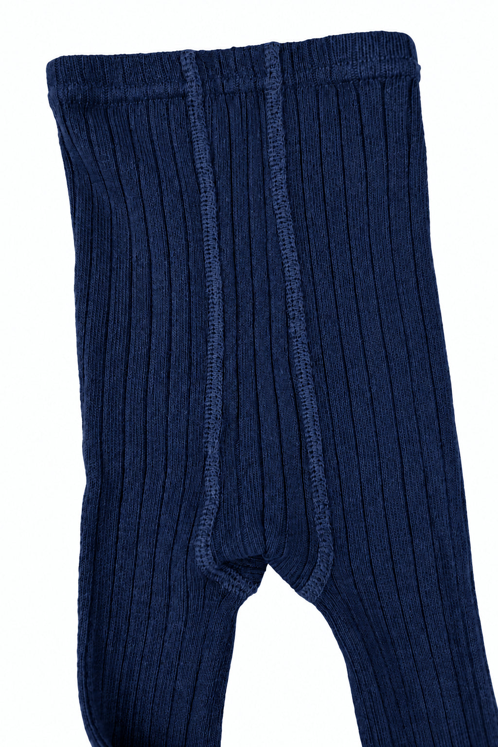 Young Girls and Tweens Combed Cotton Ribbed Tights, School Uniform Seamless Toe Comfortable All-Day Wear - Wear Sierra