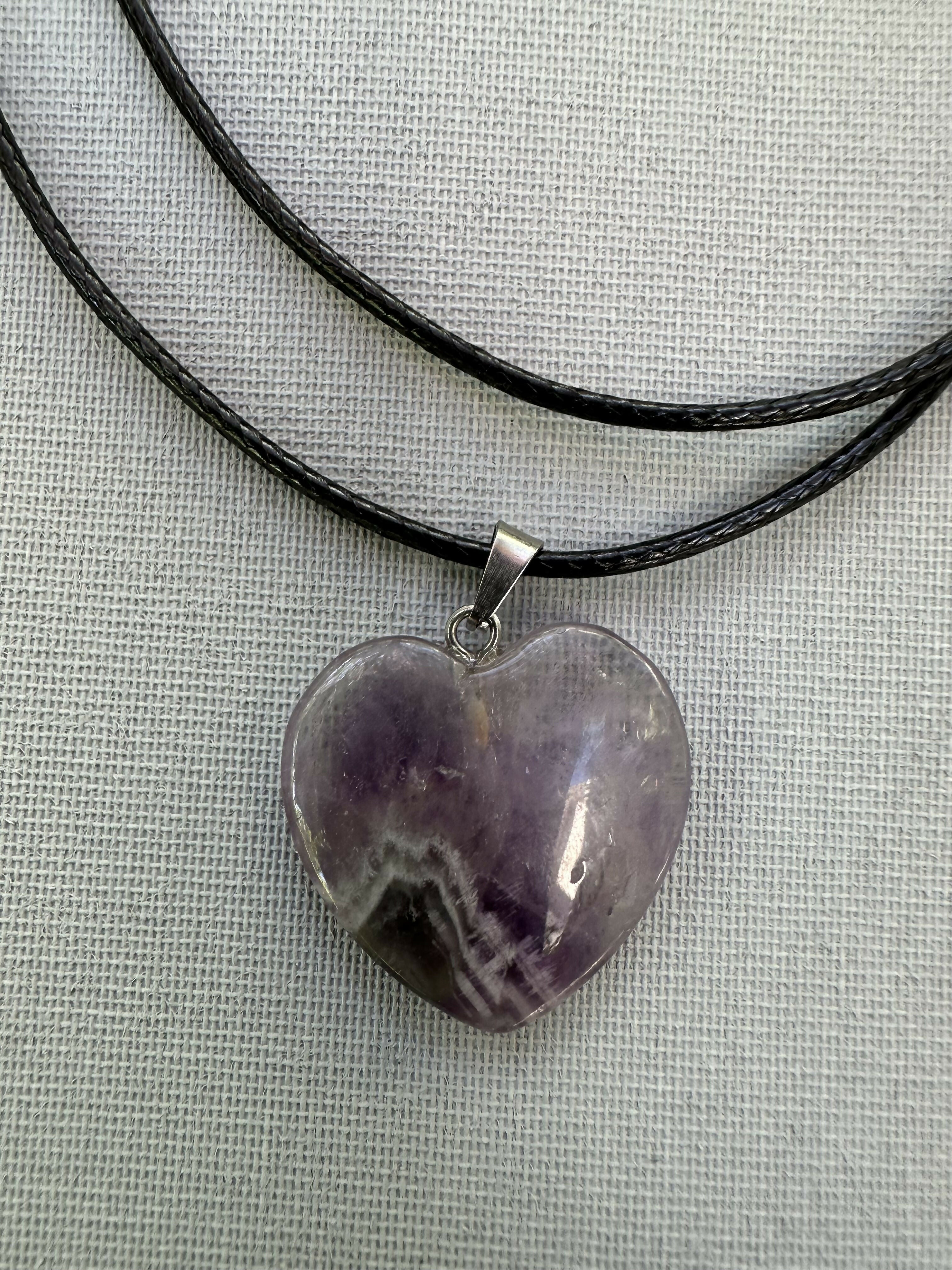 Amethyst Natural Stone Bracelet with Matching Necklace - 0