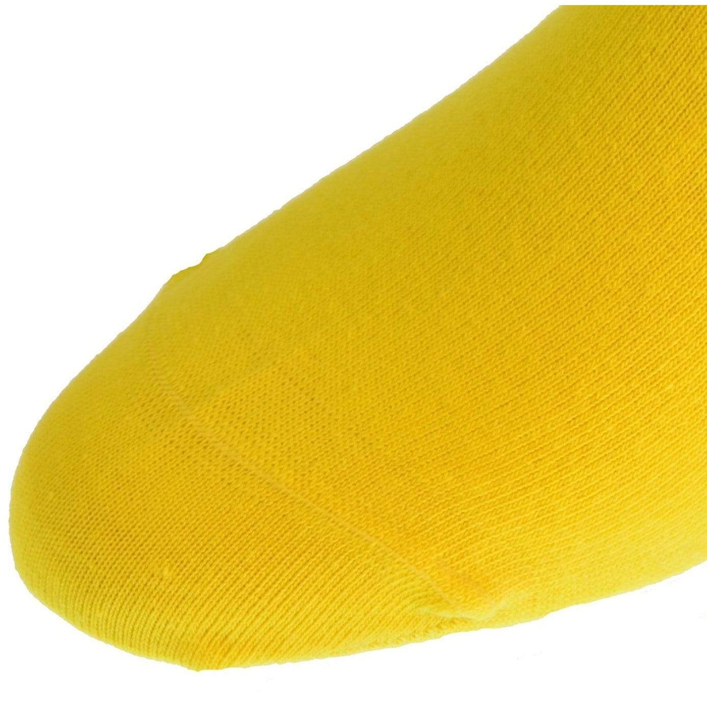Sierra Socks Men's Crew Cotton Solid Vibrant Colorful Seamless Toe Socks 3 Pair Pack