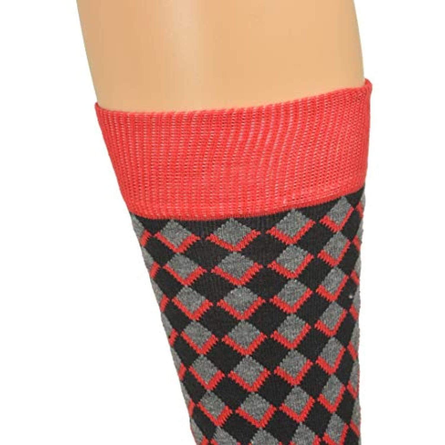 Sierra Socks Men's Casual Cotton Blend Fashion Design Mid Calf Dress Crew Socks, 2 or 3 Pairs