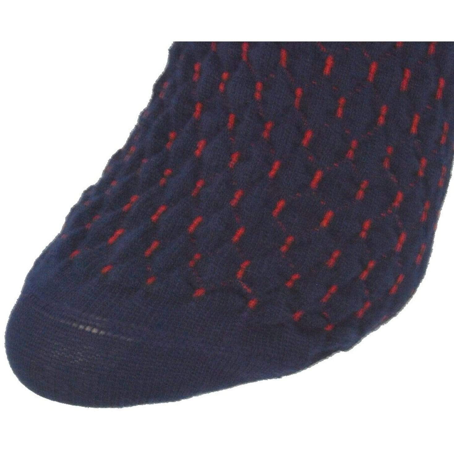 Sierra Socks Cotton Small Diamond Pattern Quarter High Women's 3 Pair Pack Socks W510U