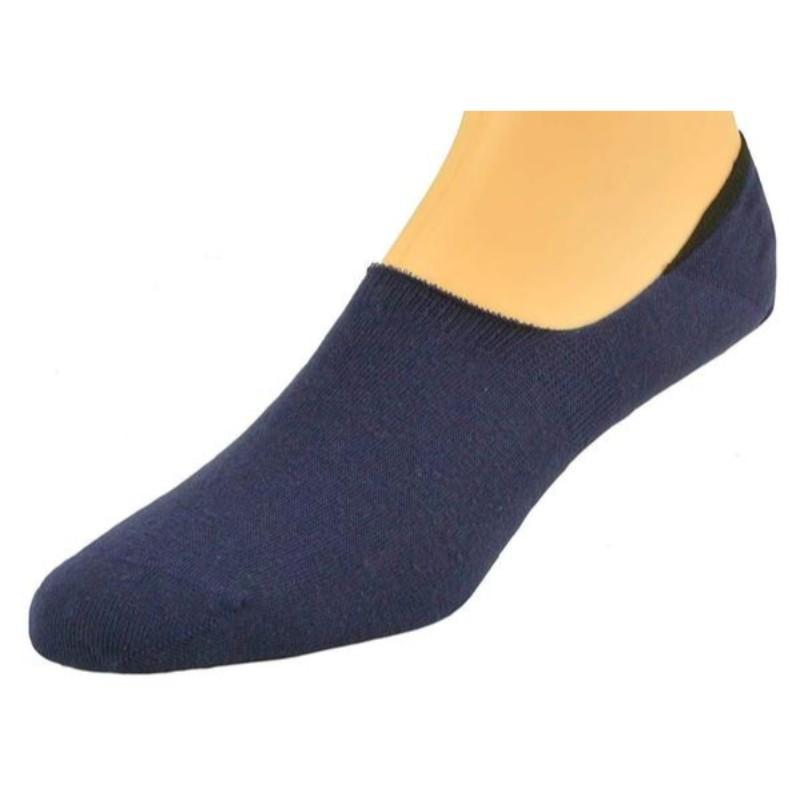 Performance Combed Cotton Invisible Socks with Silicone 3 pair pack M11139E
