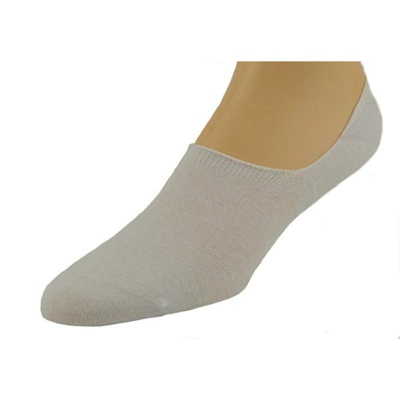 Performance Combed Cotton Invisible Socks with Silicone 3 pair pack M11139E