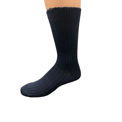 Organic Cotton Solid Color Crew Socks M316