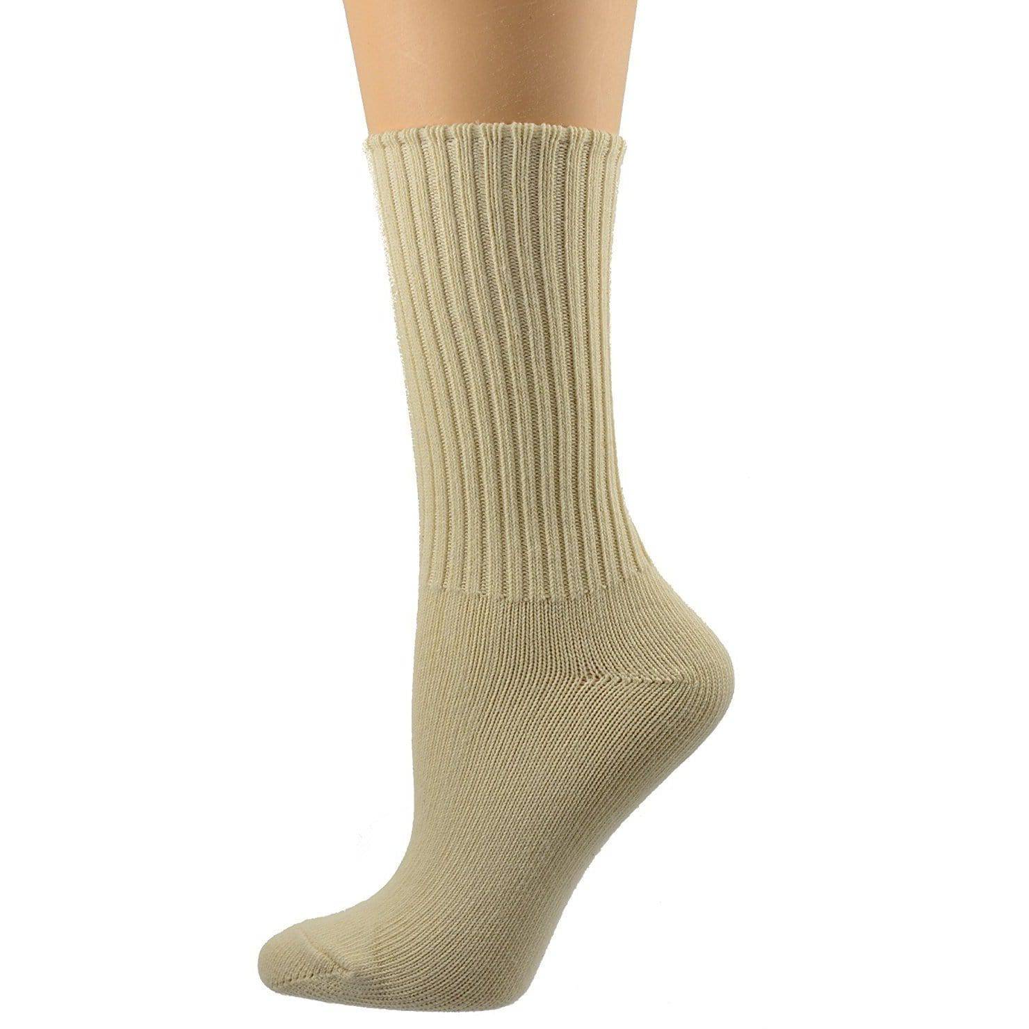Organic Cotton Midweight Outdoor Unisex Athletic Crew Socks 3 Pair Pack W2100
