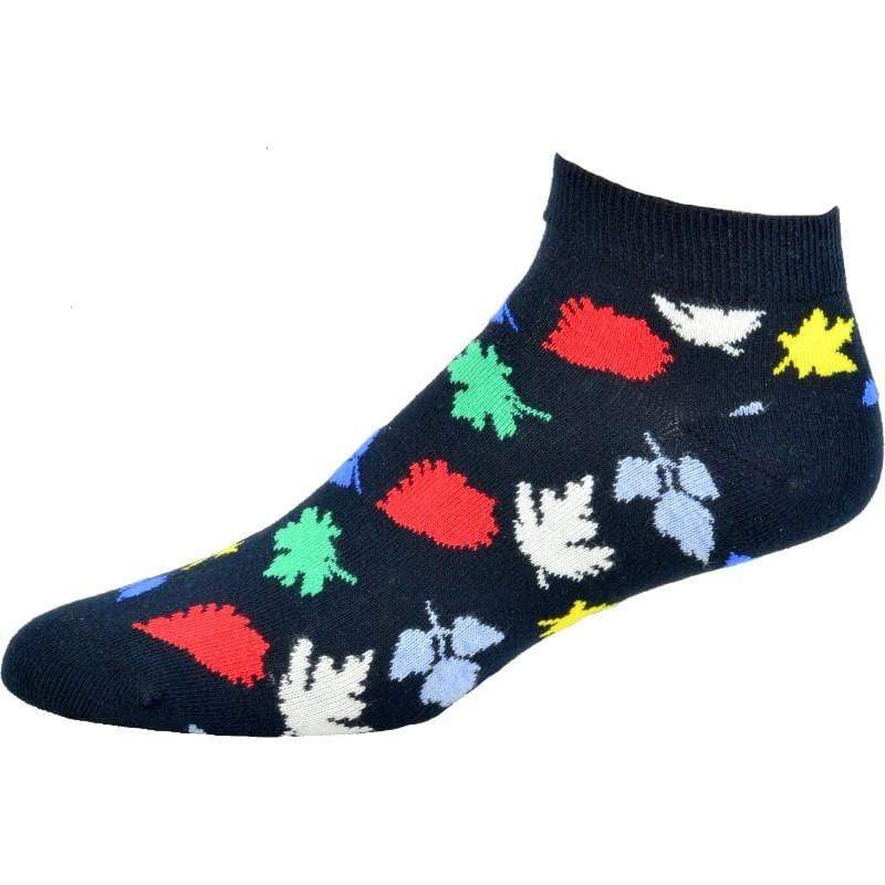 Leaf Pattern Ankle Cotton Socks M22229LC
