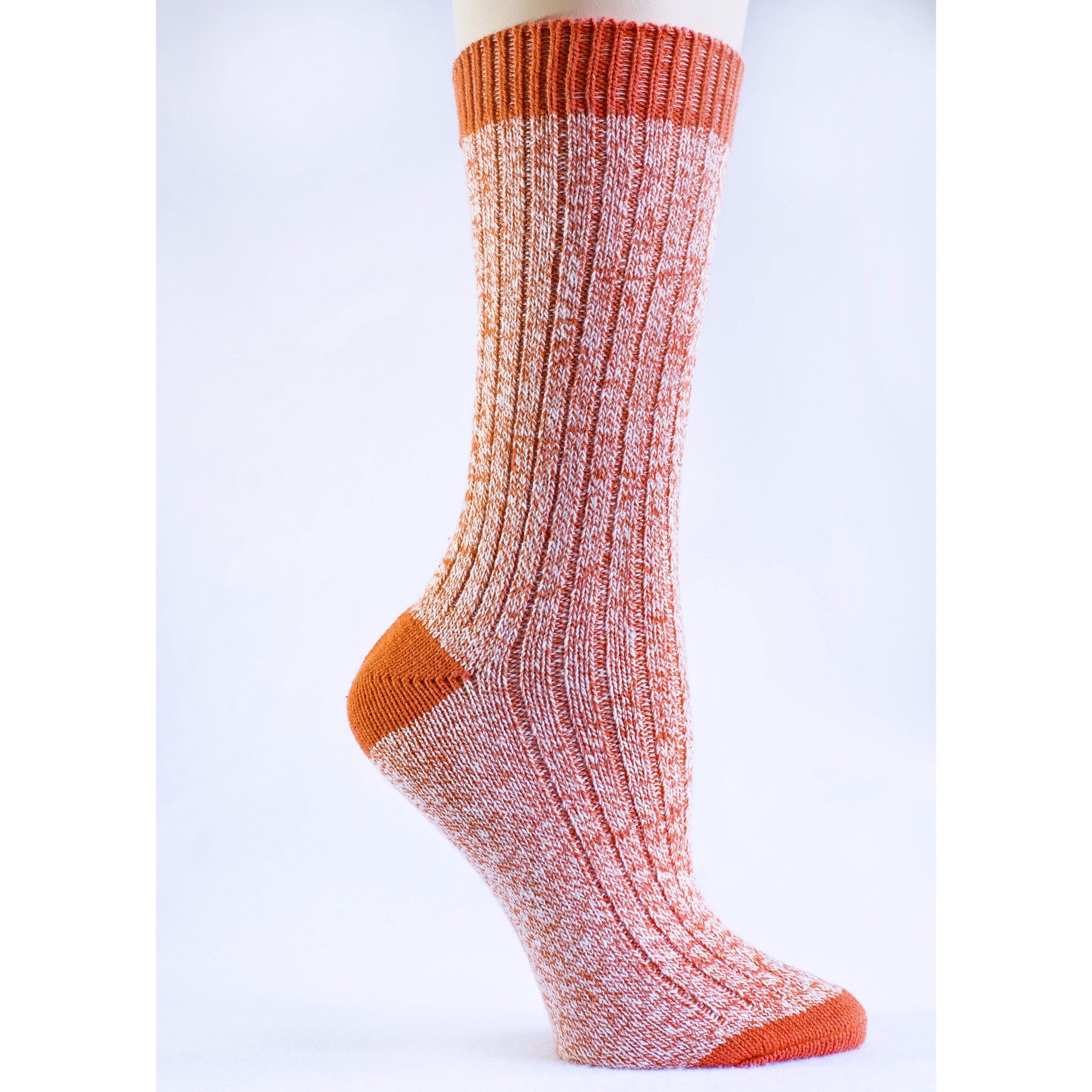 Outdoor Boot Hiking Marled Twisted Cotton 2 Pair Pack Socks W33