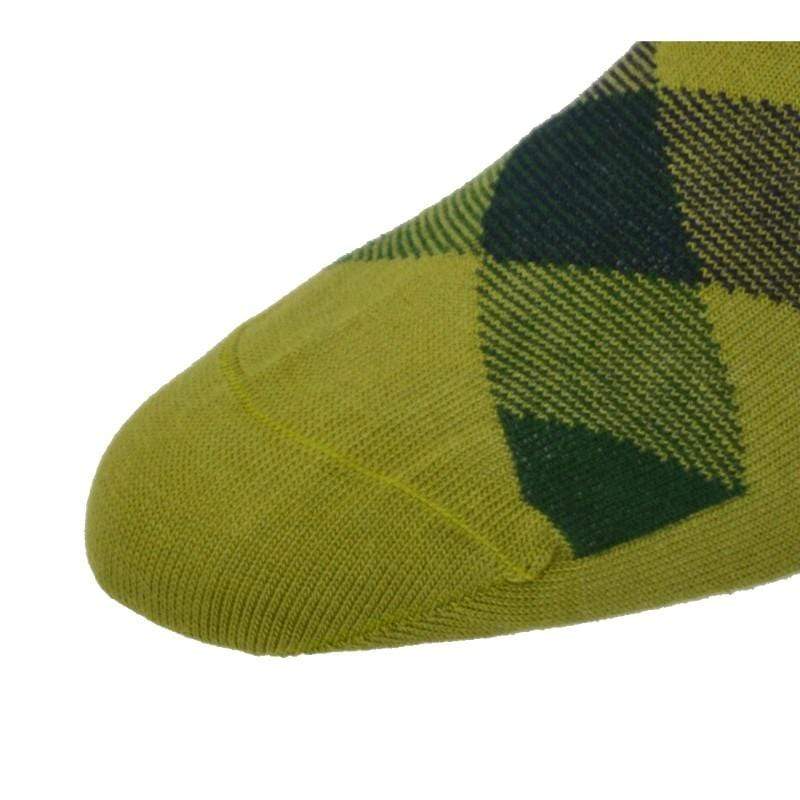 Dress Casual Combed Cotton Crew Argyle Socks M6000