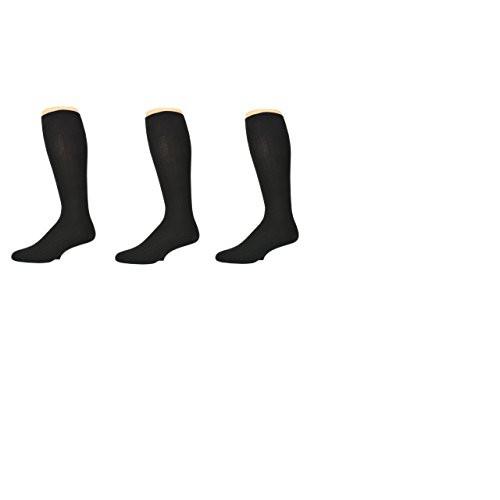 Classic Fine Ribbed Premium Over the Calf Combed Cotton Socks 3 pair pack M3300