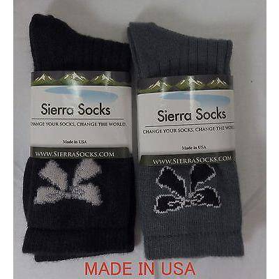 Bow pattern Hi-Bulk Acrylic Crew Women's Socks