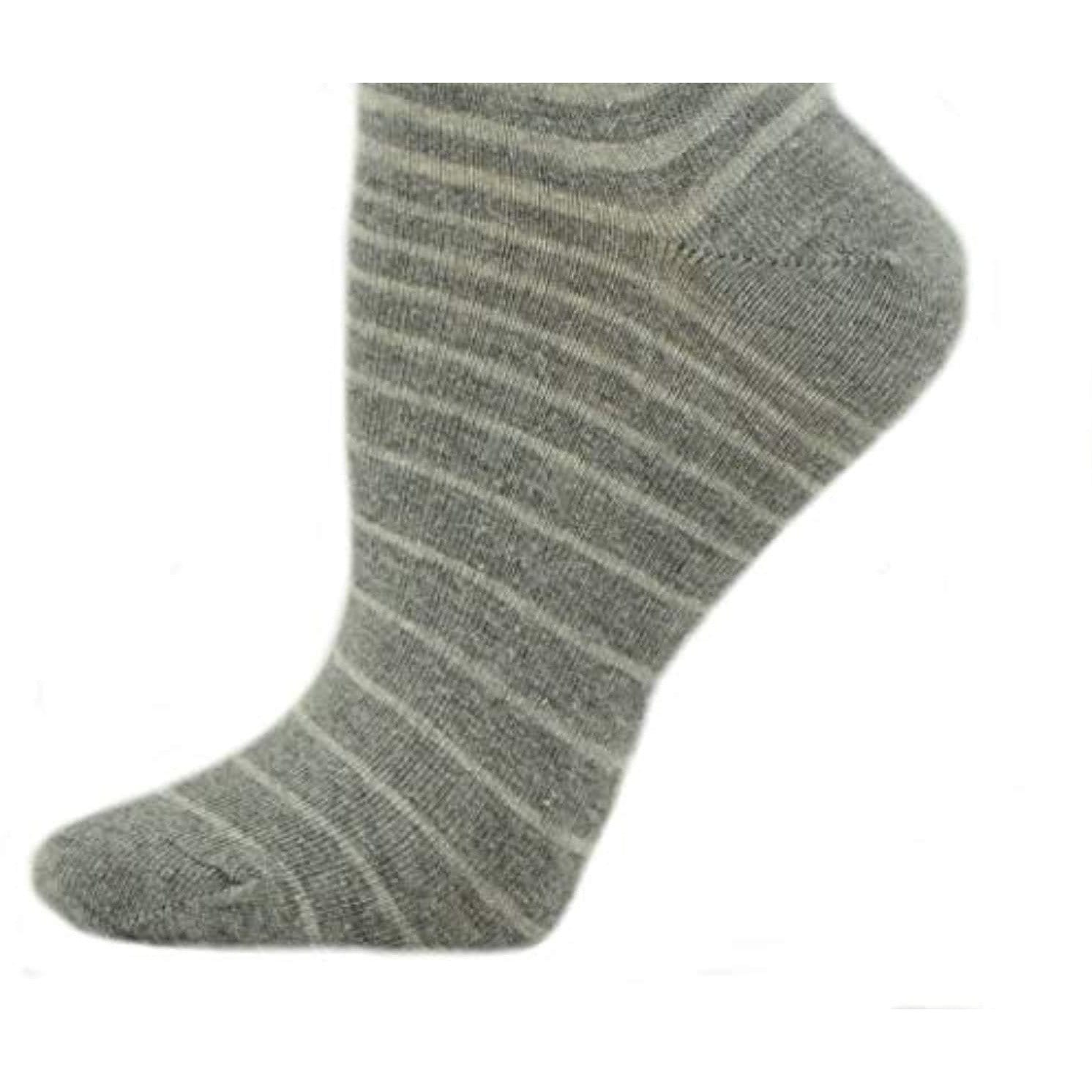 Sierra Socks Women's Striped Cotton 1 Pair or 3 Pair Pack Socks W89