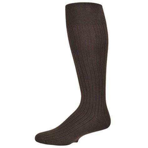 Classic Fine Ribbed Premium Over the Calf Combed Cotton Socks 3 pair pack M3300