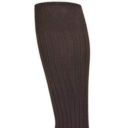 Classic Fine Ribbed Premium Over the Calf Combed Cotton Socks 3 pair pack M3300