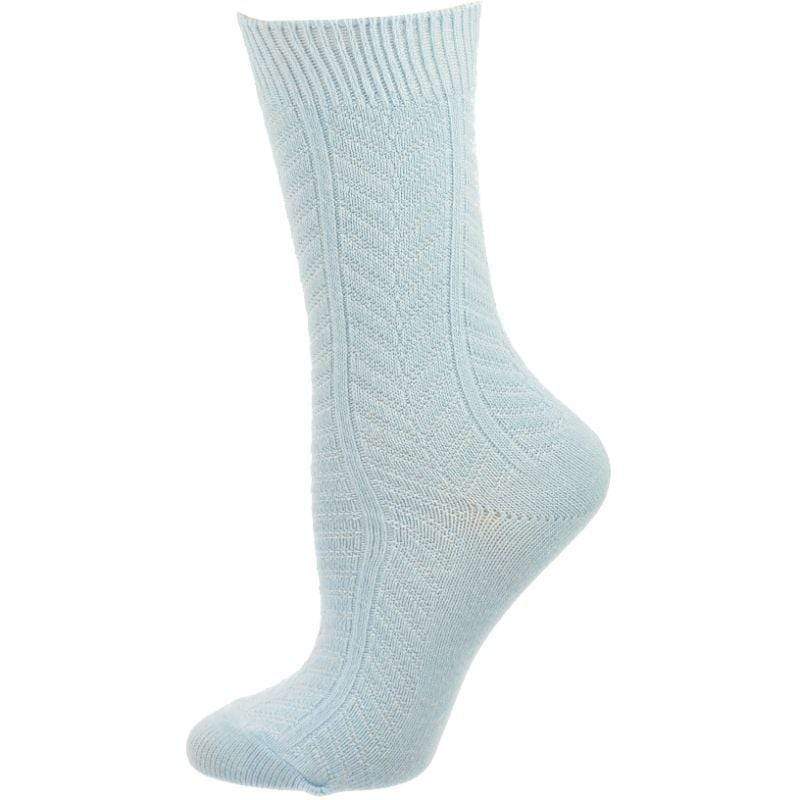 Chevron Pattern Medium Thick Bamboo Crew Socks 3 pair pack