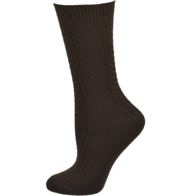 Chevron Pattern Medium Thick Bamboo Crew Socks 3 pair pack