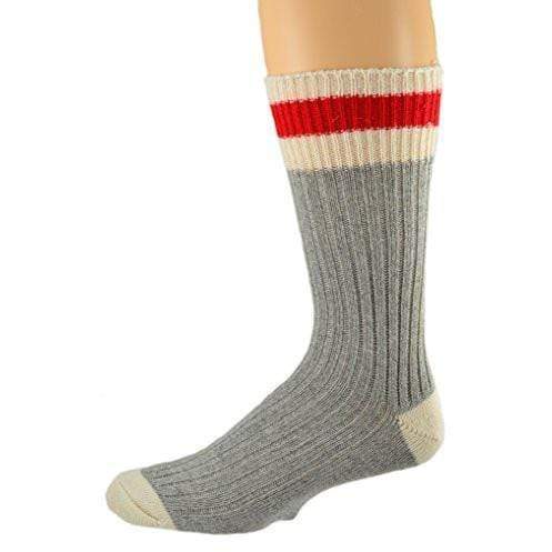 Wool Striped Boot Work Men's 3 Pair Pack Socks M6400