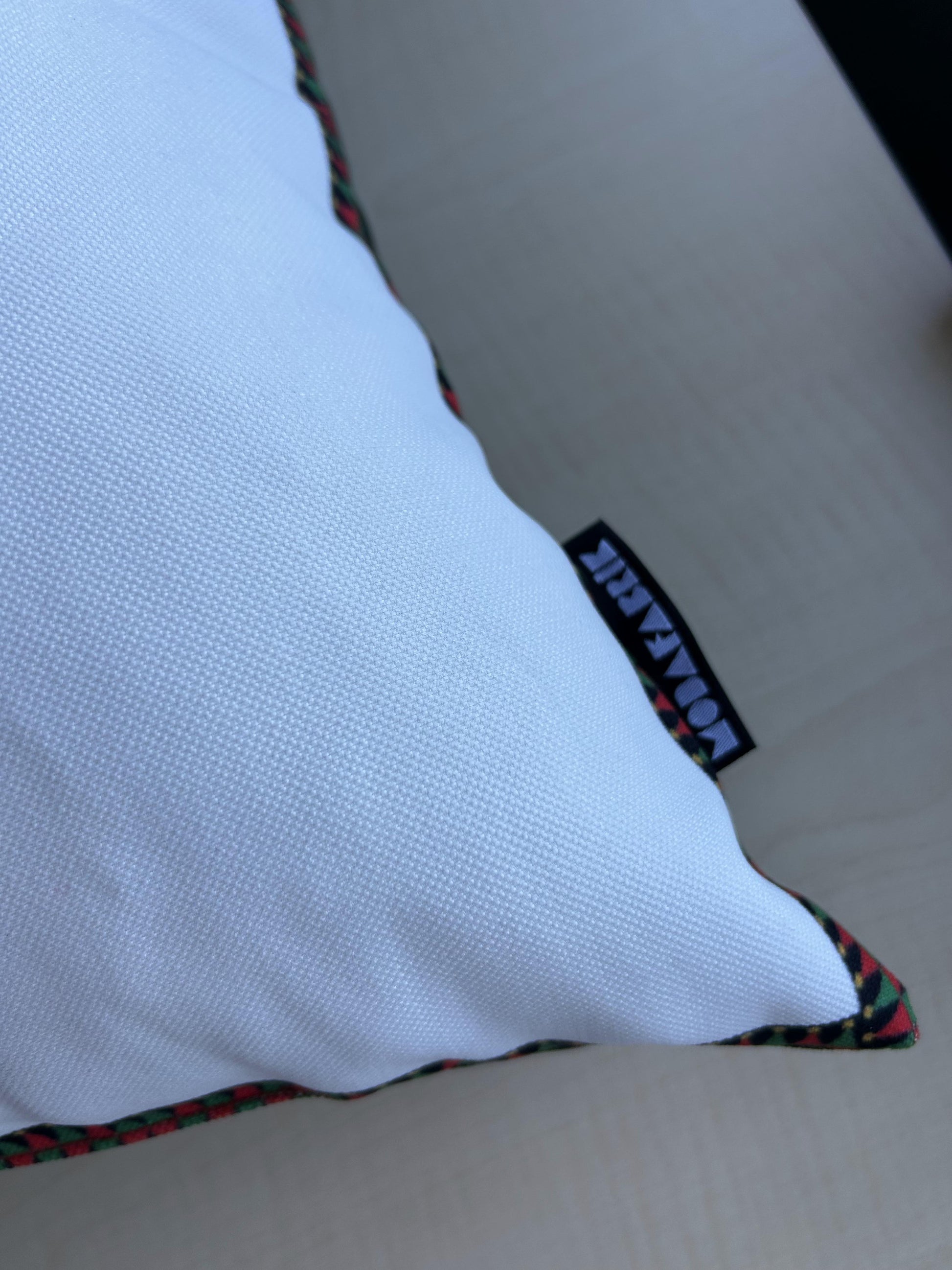 Christmas Pillow Cover, New Year Pillow Cover, Holiday Greetings Pattern Pillow Cover, Square 17"x17" - Wear Sierra