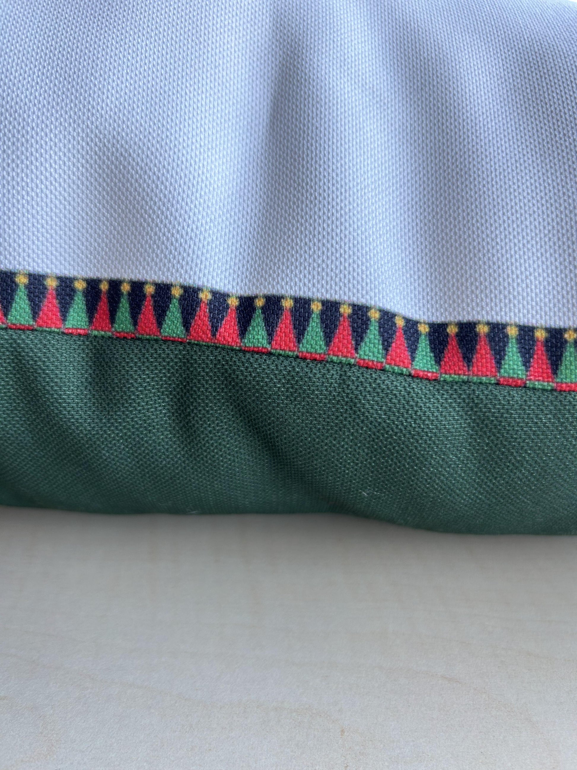 Christmas Pillow Cover, New Year Pillow Cover, Holiday Greetings Pattern Pillow Cover, Square 17"x17" - Wear Sierra