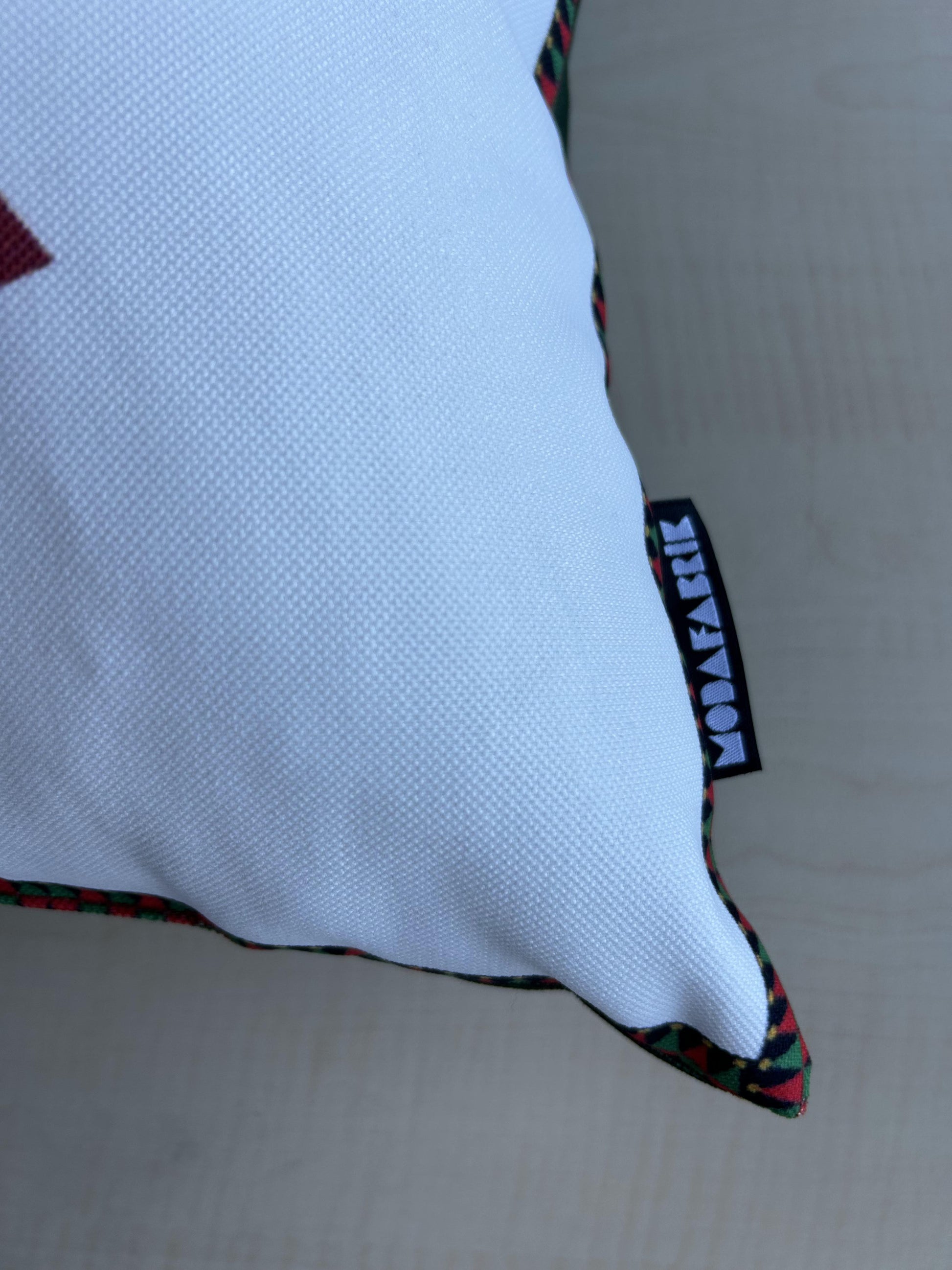 Christmas Pillow Cover, New Year Pillow Cover, Holiday Greetings Pattern Pillow Cover, Square 17"x17" - Wear Sierra