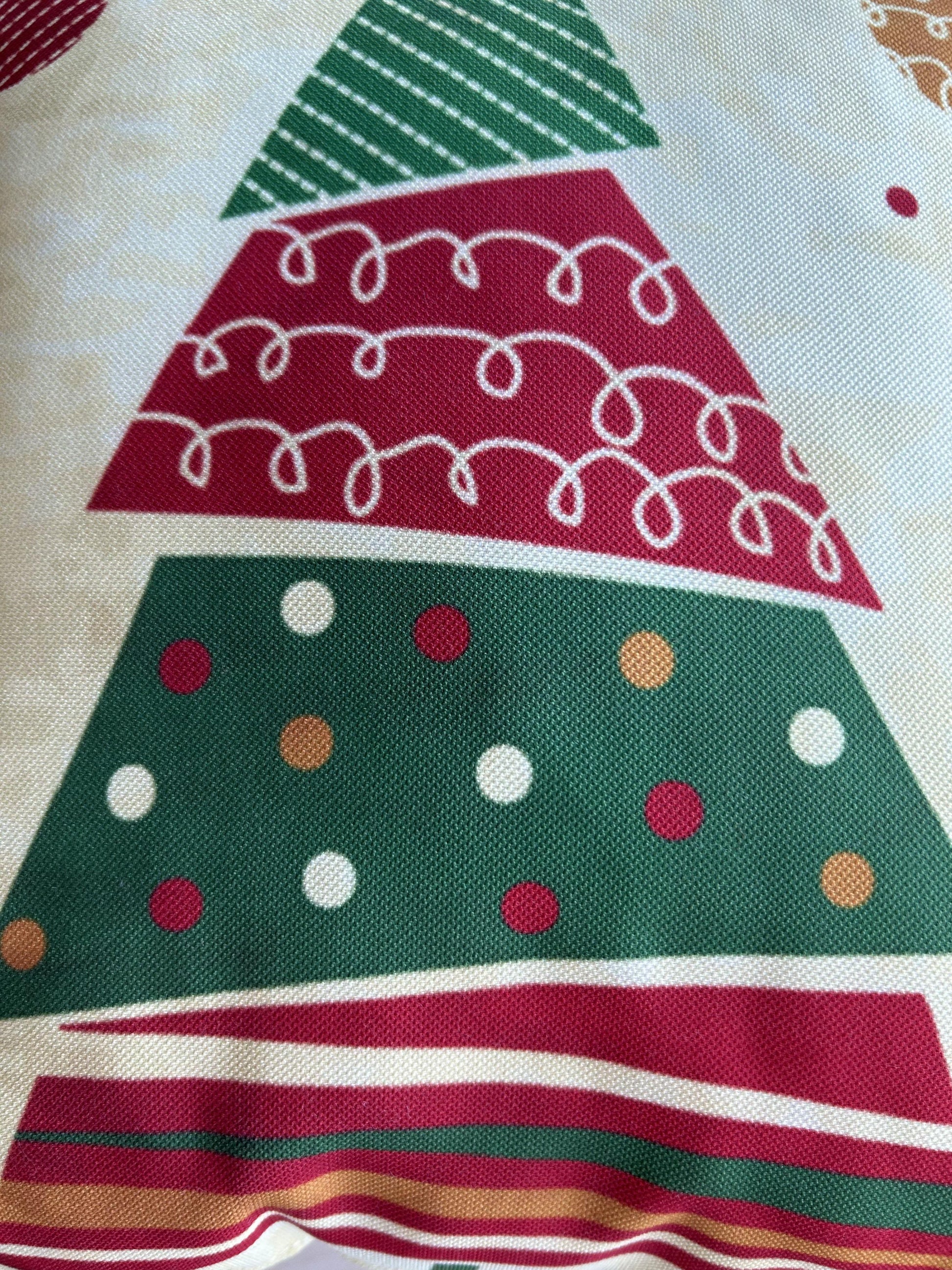 Abstract Christmas Tree Pattern Pillow Cover, Holiday, Decorating, Square 16" x 16" - Wear Sierra
