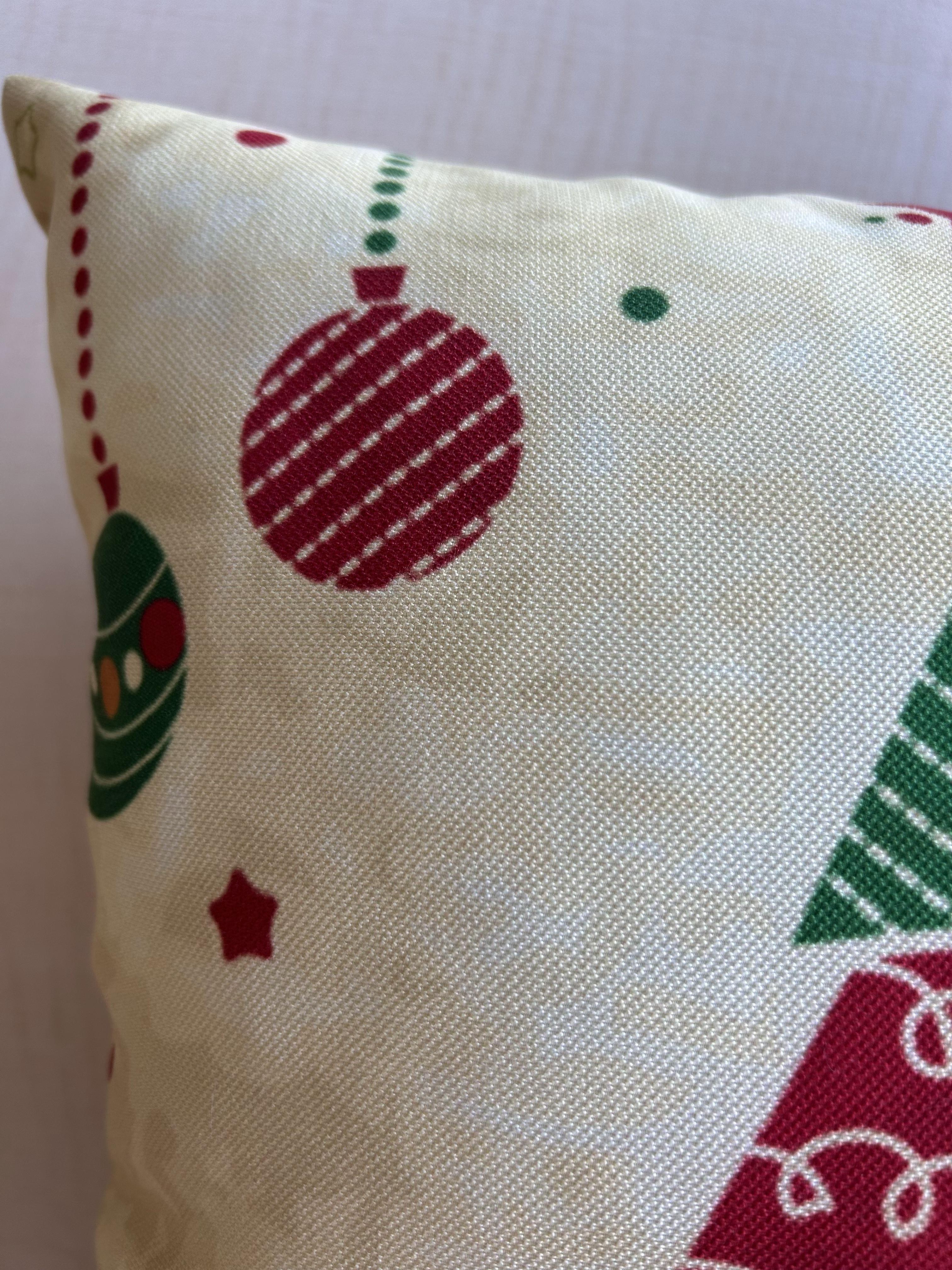 Abstract Christmas Tree Pattern Pillow Cover, Holiday, Decorating, Square 16" x 16" - Wear Sierra