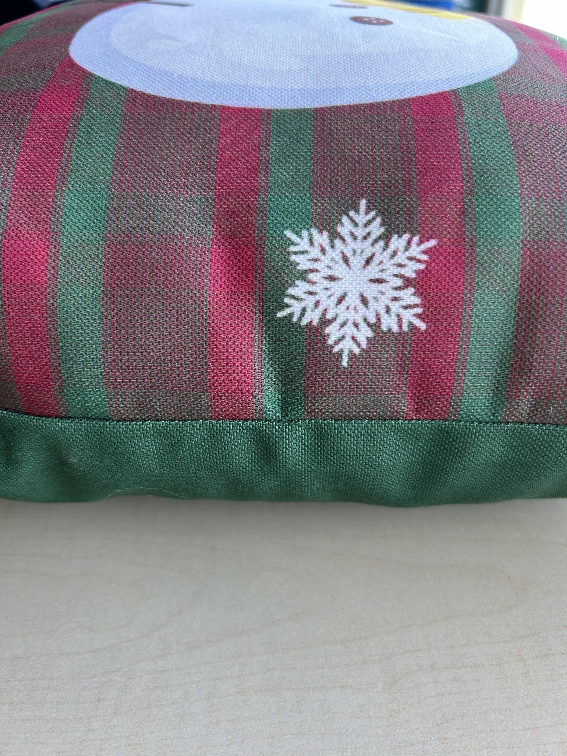 Christmas Snowman Pillow Cover, Holiday Pillow Cover, Hanukkah Decorating - Wear Sierra