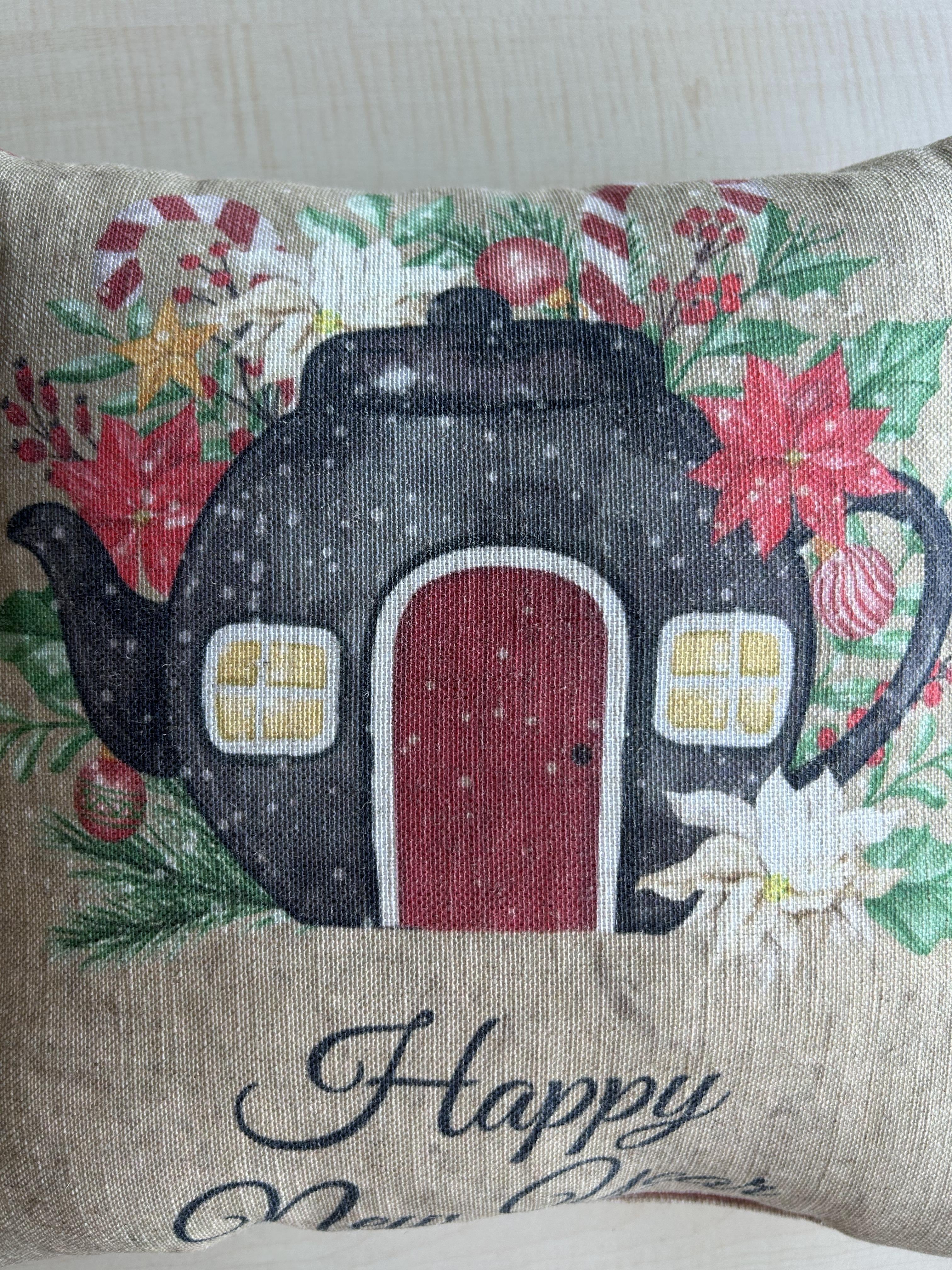 New Year Themed Pillow Cover, Holiday, Decorating, Square, 16" x 16" - Wear Sierra