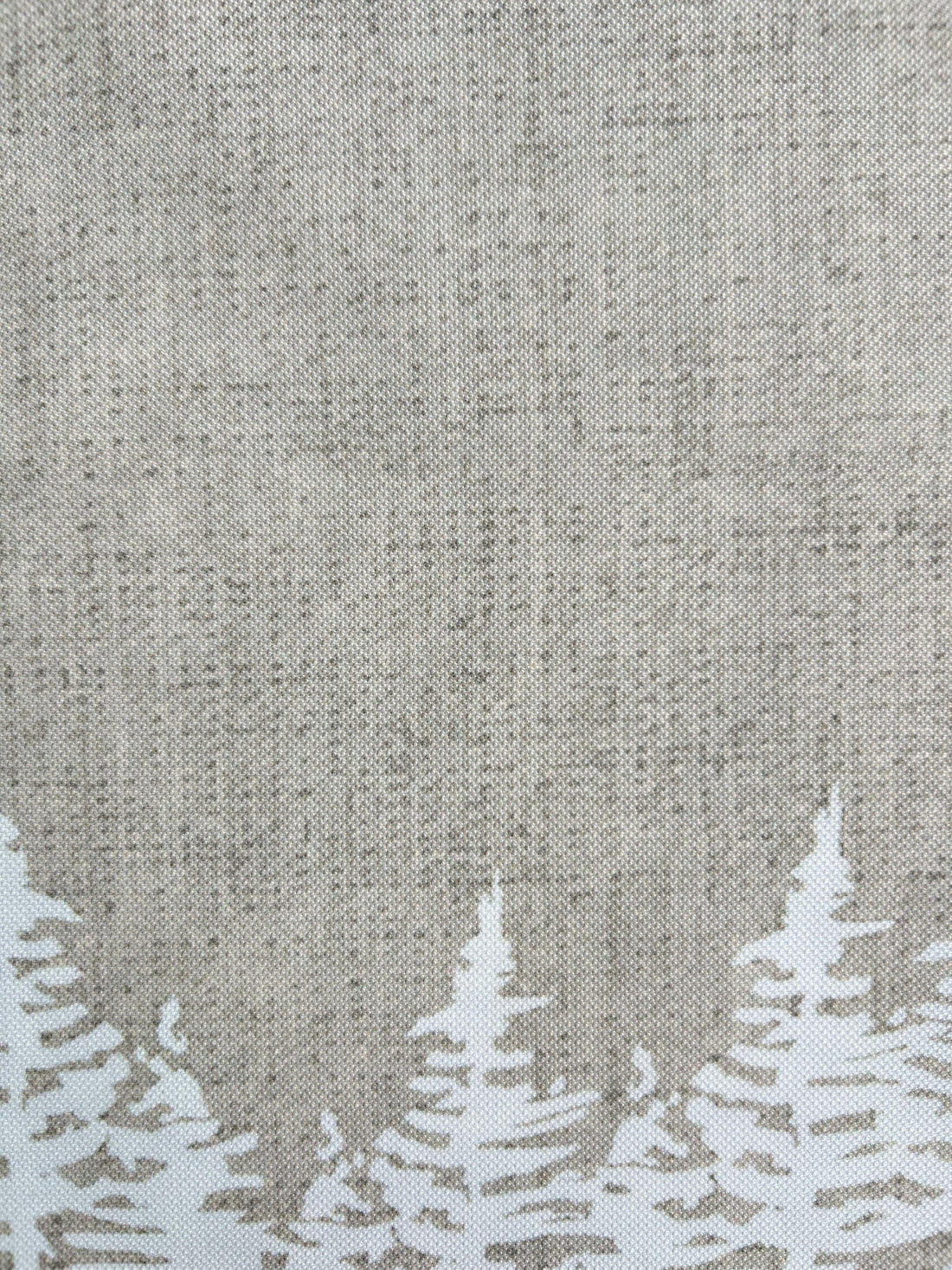 Snowy Pine Tree Forest Table Cloth, Holiday, Neutral Decorating, 86"L x 55"W - Wear Sierra
