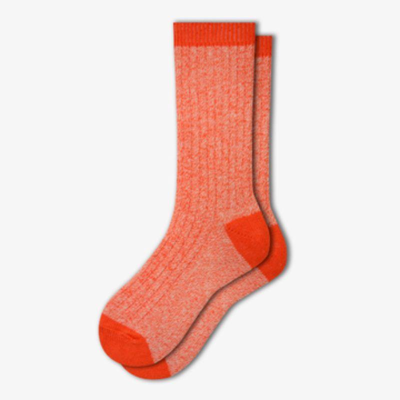 Outdoor Boot Hiking Marled Twisted Cotton 2 Pair Pack Socks W33