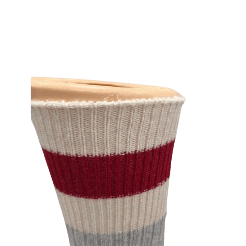 Wool Striped Boot Work Men's 3 Pair Pack Socks M6400