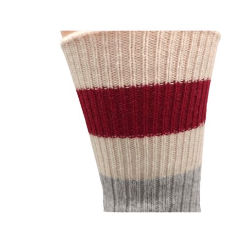 Wool Striped Boot Work Men's 3 Pair Pack Socks M6400