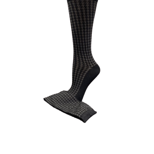 Houndstooth Crew Lightweight Socks 2 pair pack Made in USA