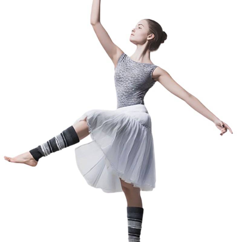 Girl's Stripe Lambswool Knee Hi Leg Warmers W424