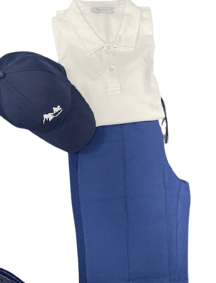 Polo T-Shirt, Bermuda Short and Hat Set (3-Piece)