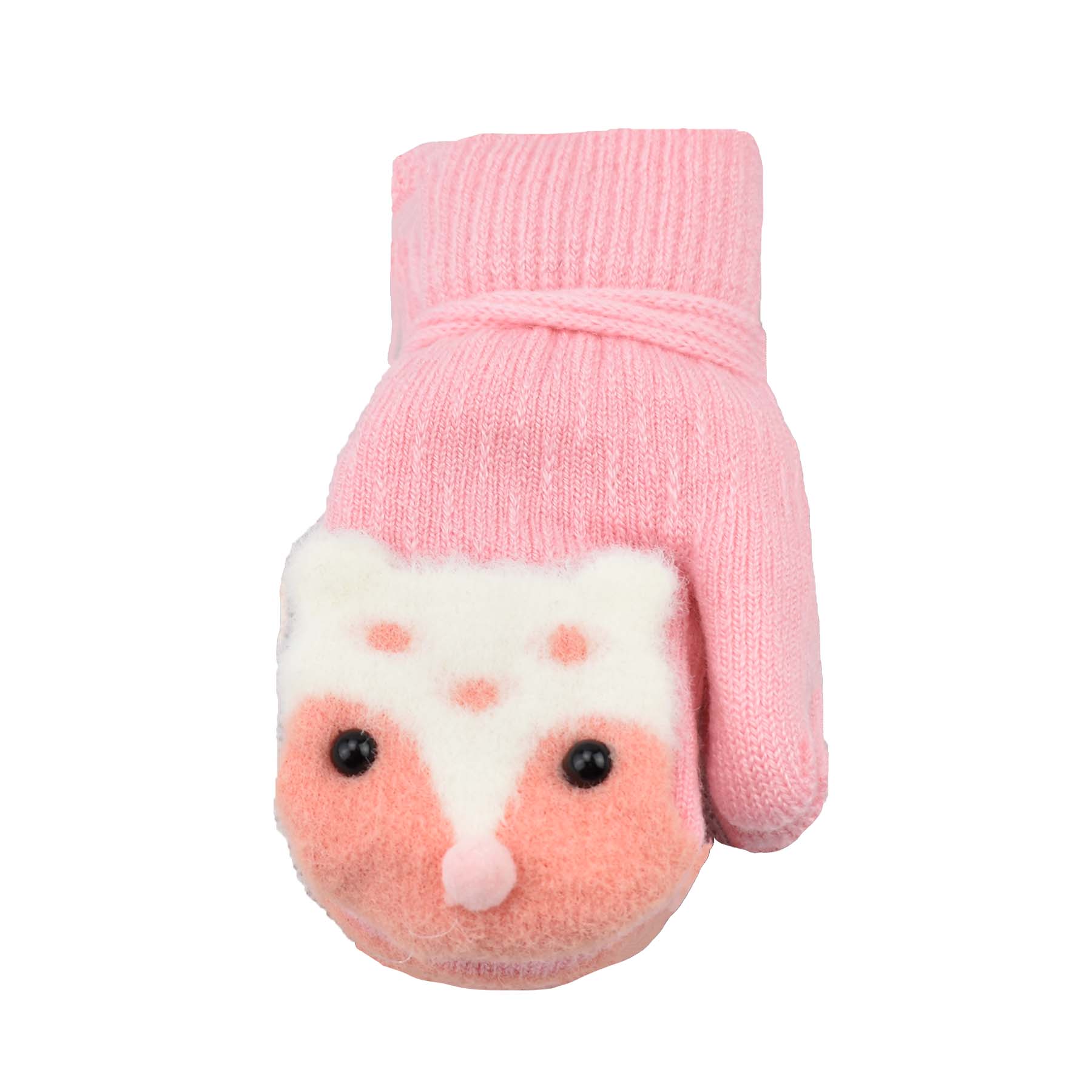 Sierra Bear Soft Knit Mittens for Baby or Toddler