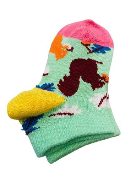Toddler Combed Cotton Ankle Assorted 3-Pack Socks