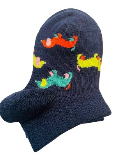 Toddler Combed Cotton Ankle Assorted 3-Pack Socks