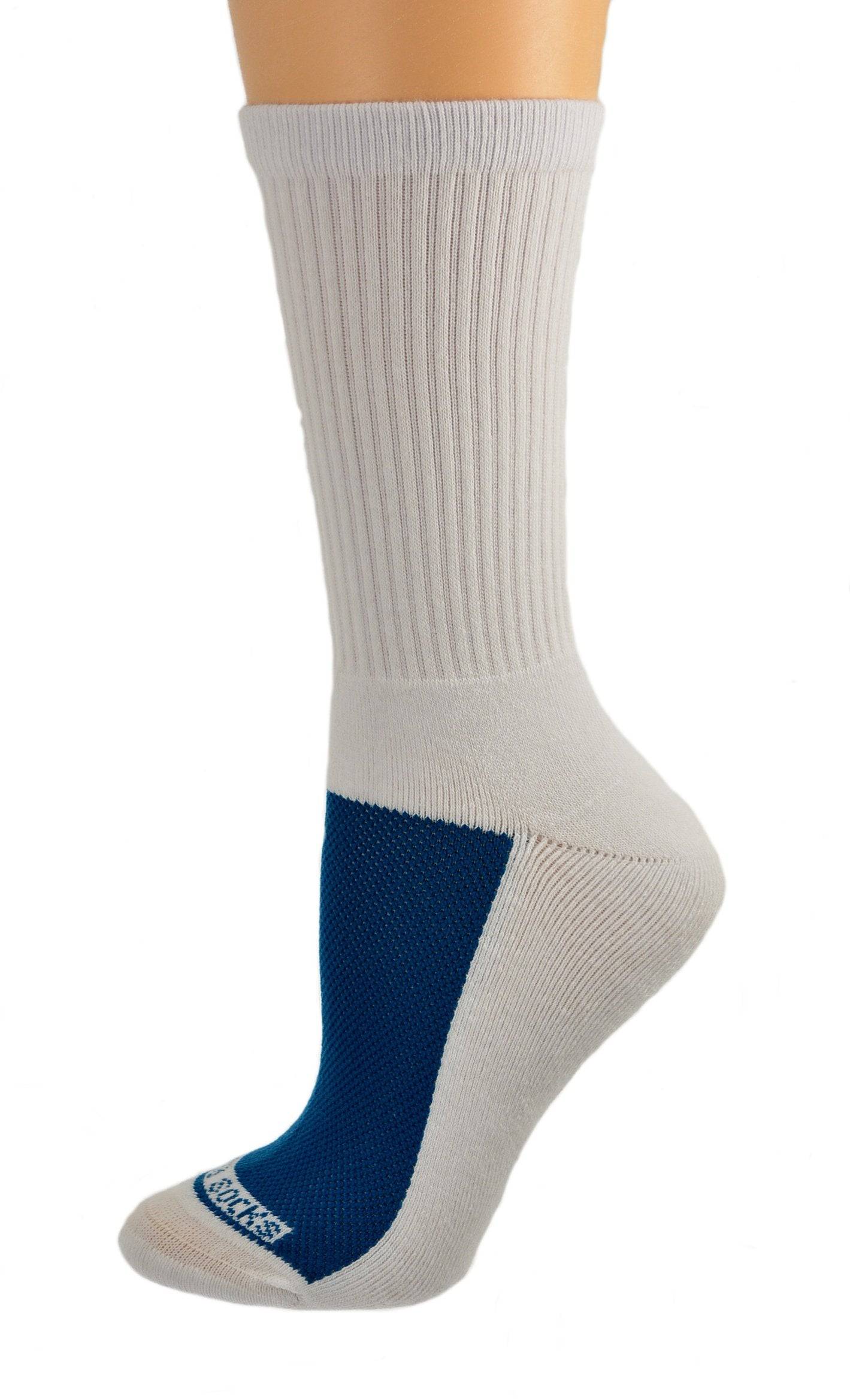 Cotton Athletic Crew Cushioned 2 Pair Pack Performance Socks