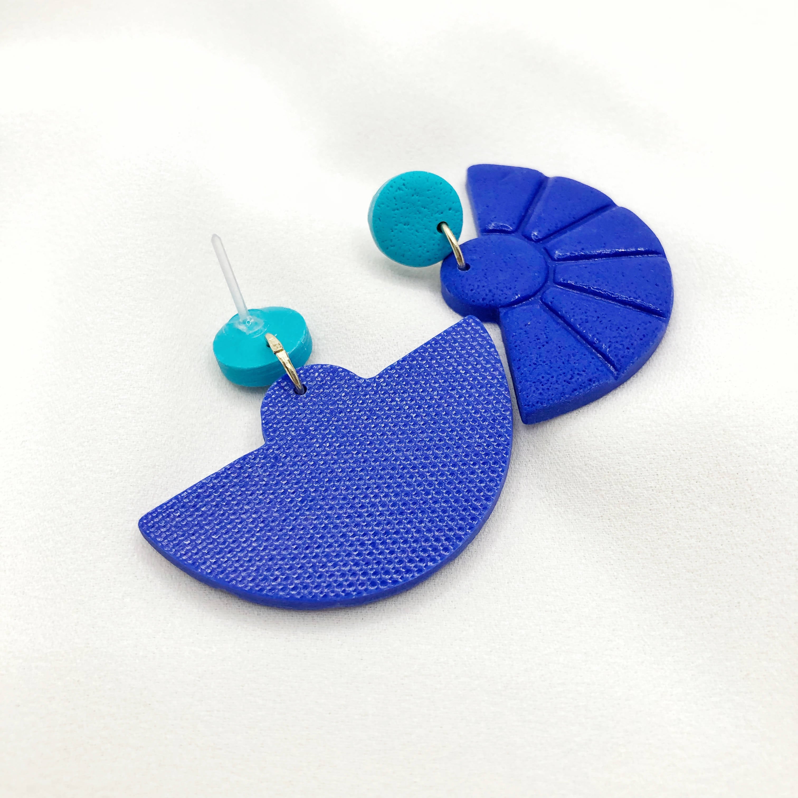 Sea Breeze Handmade Polymer Clay Earrings - Nickel Free Earrings - Wear Sierra